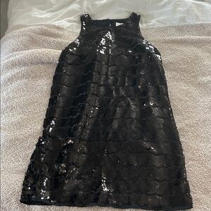 Vineyard Vines Shimmering Black Sequin Dress